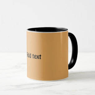 Gold and Black Template Mug