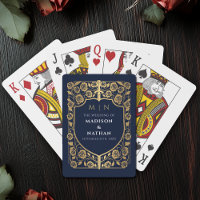 Gold and Blue Royal Sword Shield Wedding Favour