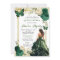 Gold and Emerald Green Royal Princess Quinceañera