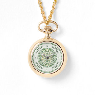 Gold and Green Kaleidoscope Watch