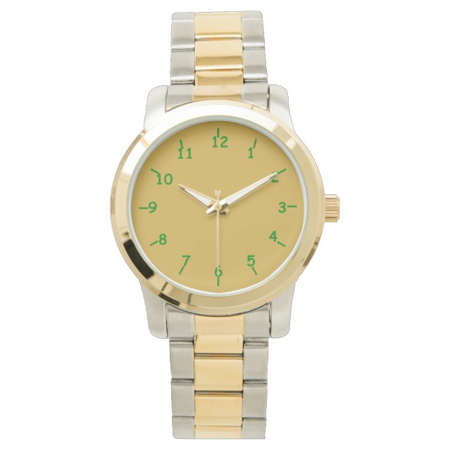 Gold and Green Watch (Front)