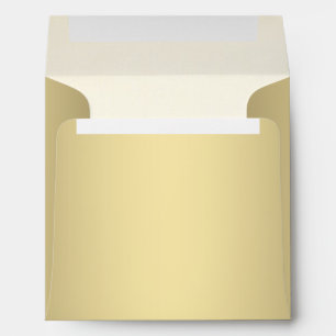 Gold and Ivory Cream Envelope
