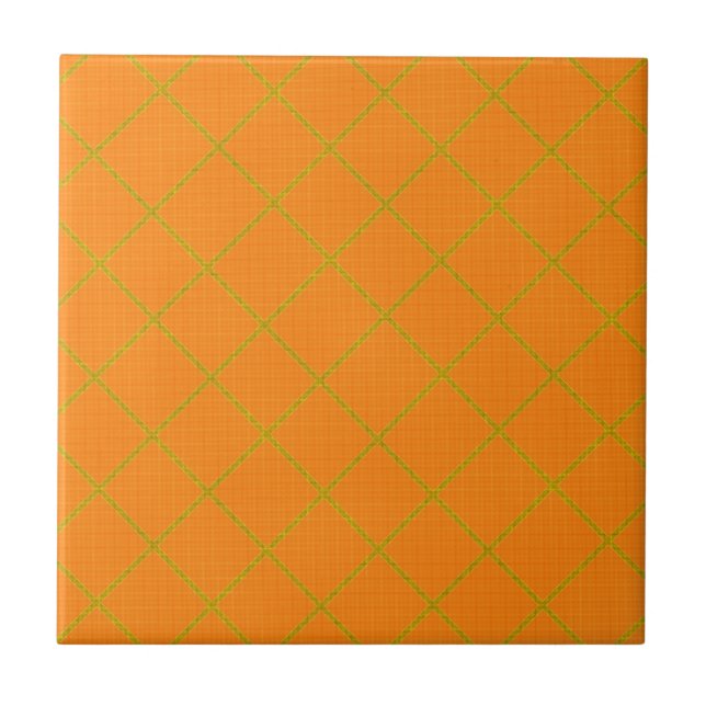 Gold and Orange Tile (Front)
