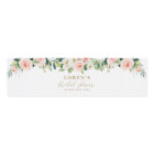 Gold and Pink Floral Bridal Shower 