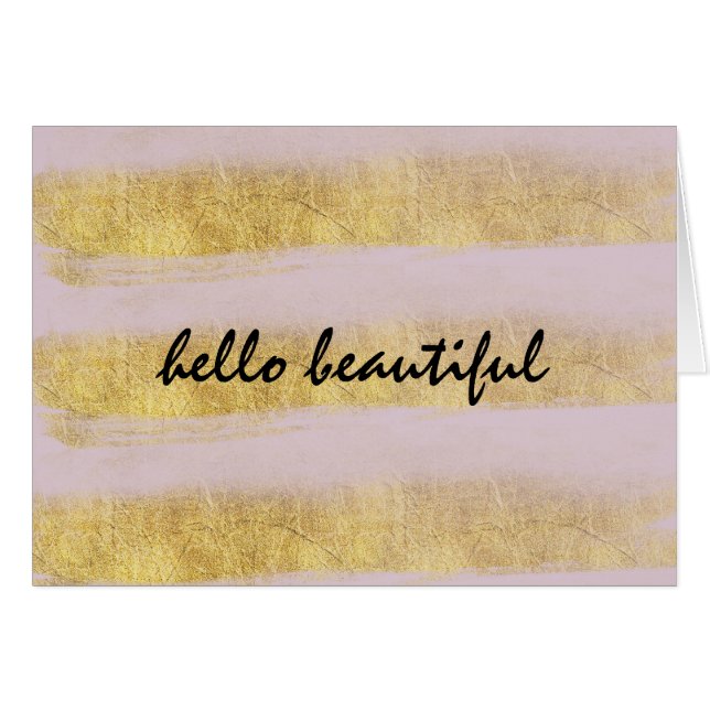 Gold and Pink Stripes (Front Horizontal)