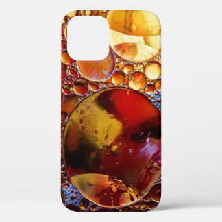 Gold and red dots iPhone 12 case