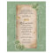 Gold and Sage Green Quince DIY Scroll Invitations