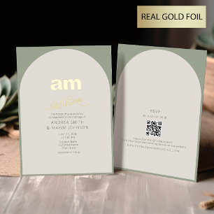 Gold and Sage Green Wedding
