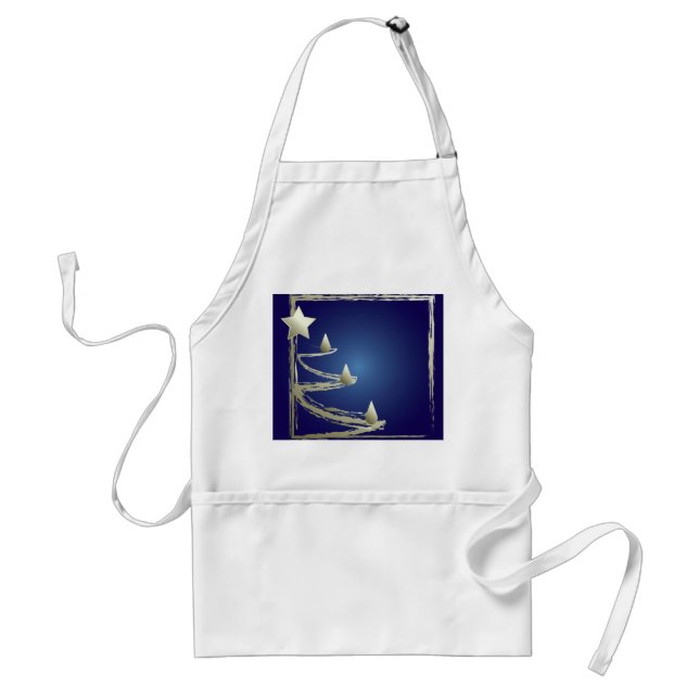 gold and sapphire standard apron (Front)