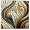 Gold and Silver Flowing Curves Effect