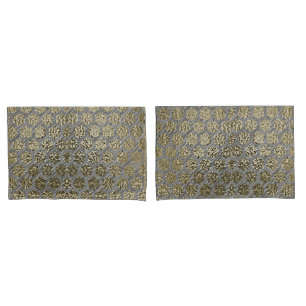 Gold and Silver Luxurious Design Collection Set of Pillowcase