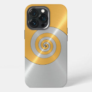 Gold and Silver Stainless Shiny Metal Look Case-Ma iPhone 13 Pro Case