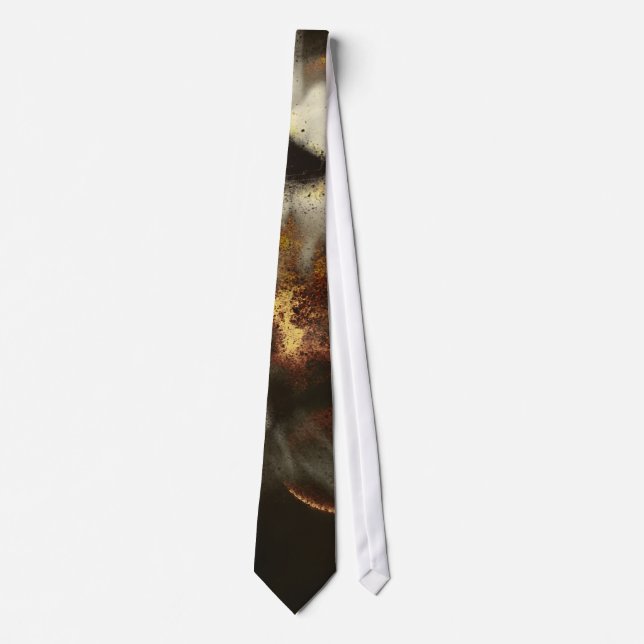 Gold and Silver Star Dust Effect Tie (Front)