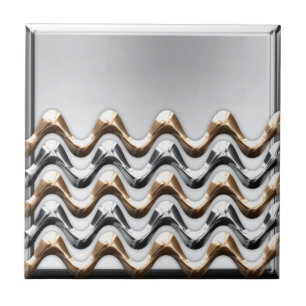 gold and Silver Tile