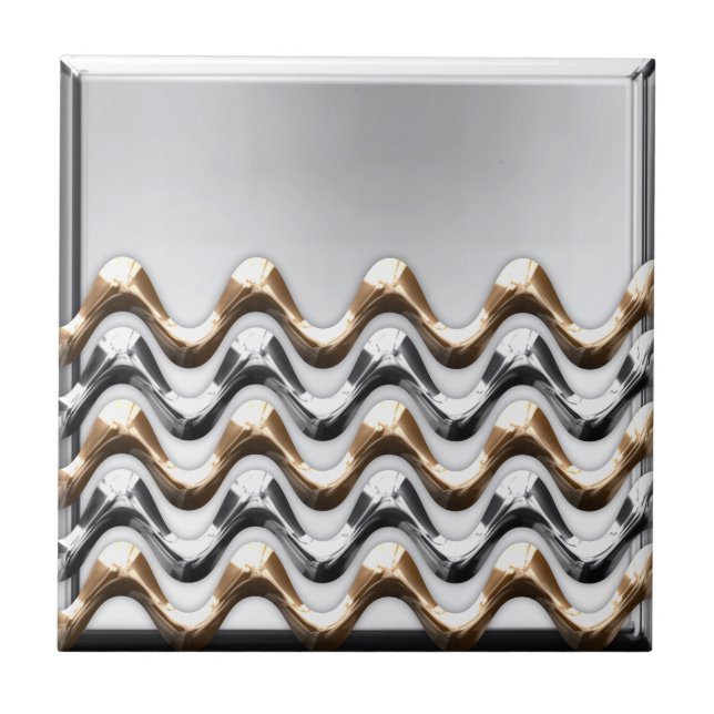 gold and Silver Tile (Front)