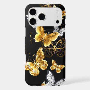 Gold and white butterflies
