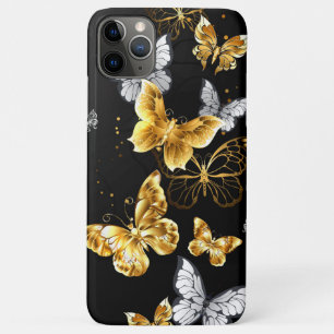 Gold and white butterflies Case-Mate iPhone case