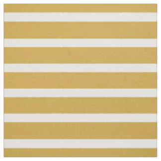 Gold and White Stripes personalised Fabric