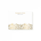 Gold And White Vintage Paisley Lace