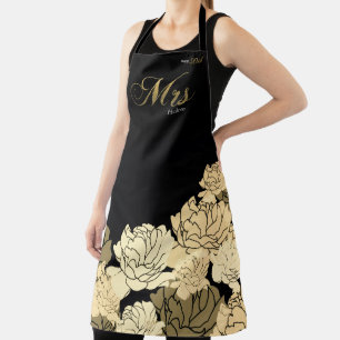 Gold and yellow 50th anniversary  apron