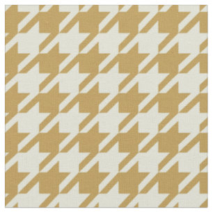 Gold and Yellow Houndstooth Fabric