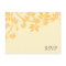 Gold And Yellow RSVP Response Cards