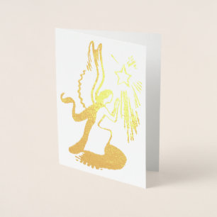 Gold Angel Foil Card