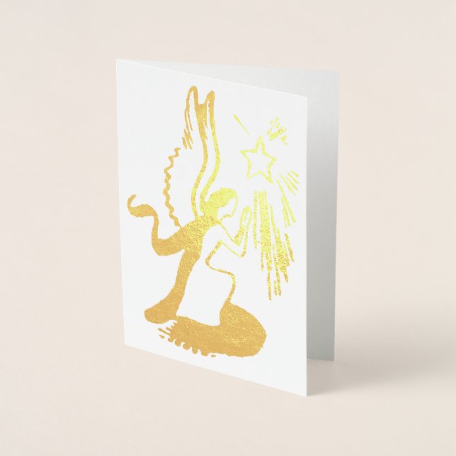 Gold Angel Foil Card (Front)