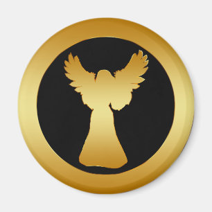 GOLD ANGEL MAGNET