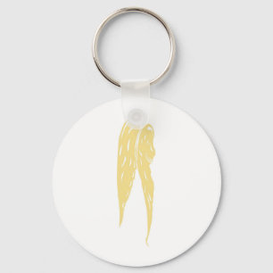 Gold Angel Wings Key Ring