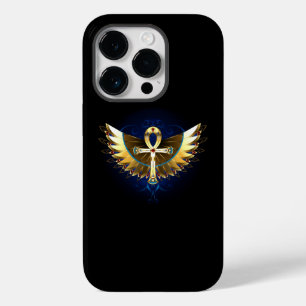 Gold Ankh with Wings Case-Mate iPhone 14 Pro Case