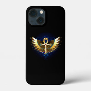 Gold Ankh with Wings iPhone 13 Mini Case