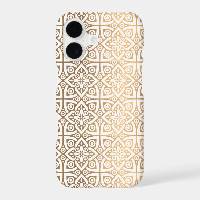 Gold Arabic-Style Pattern Case-Mate iPhone Case  (Back)