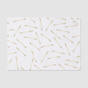 Gold Arrow Pattern Tissue Paper