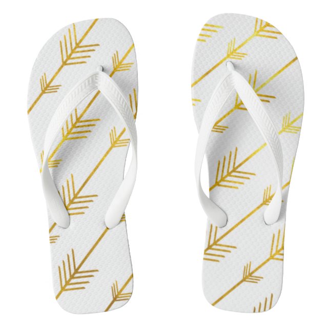Gold Arrows Jandals (Footbed)