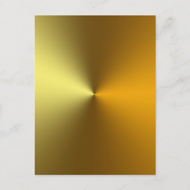 gold art golden postcard (Front)