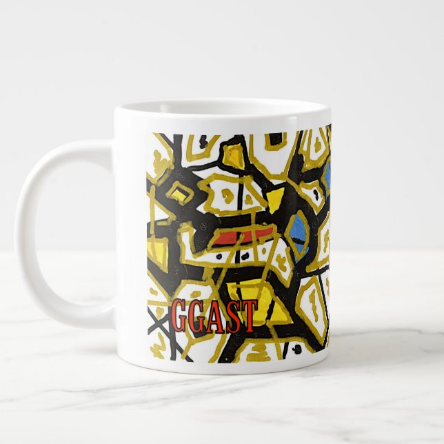 "GOLD" artistic mug (Left)