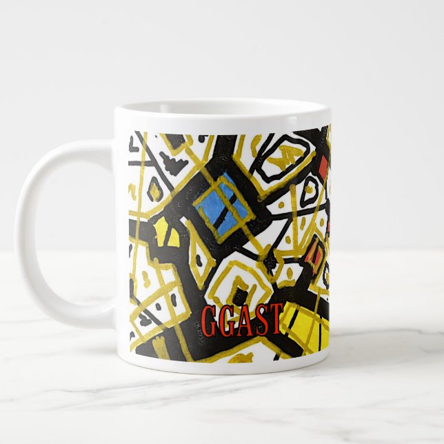 "GOLD" artistic mug (Left)