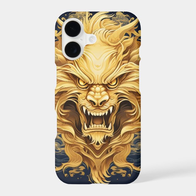 Gold Asian Dragon (Back)