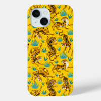 Gold Asian Tiger Pattern