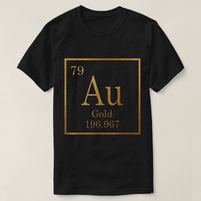 GOLD Au Element Autism  T-Shirt (Design Front)