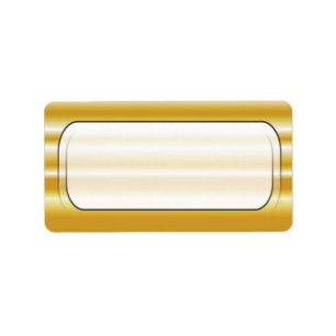Gold Background Blank Address Labels