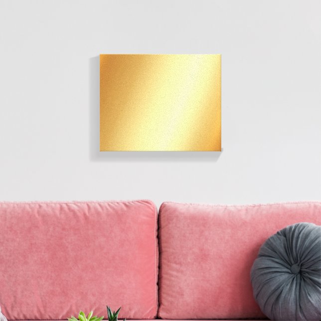 Gold Background For Your Upload Photo Small Canvas Print (Insitu(LivingRoom))