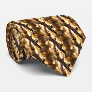 Gold Ballerina Pointe Shoes, Tie