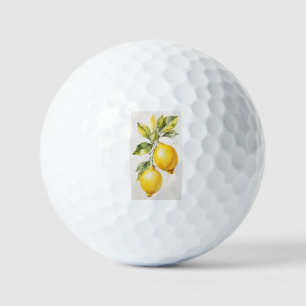 Gold Balls with elegant lemon image