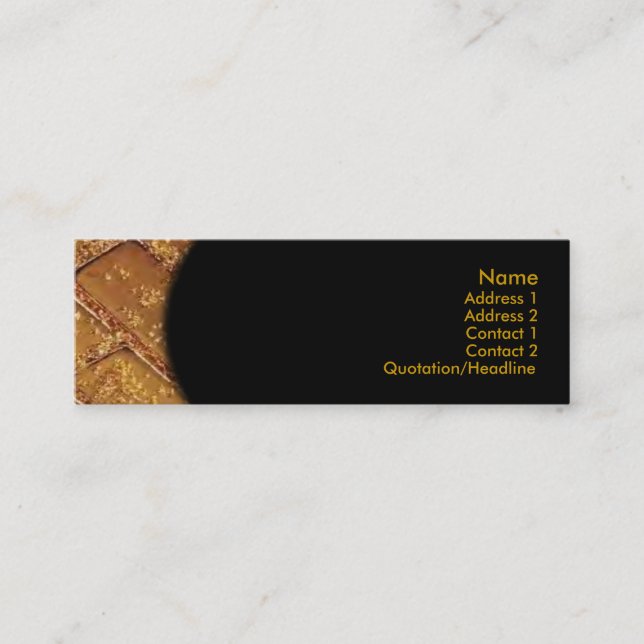 Gold Bars Business Card (Front)