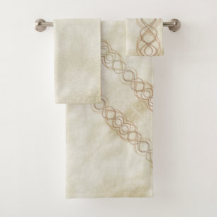 Gold Bath Towel Set