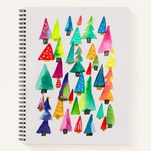 Gold bauble Christmas glam Notebook
