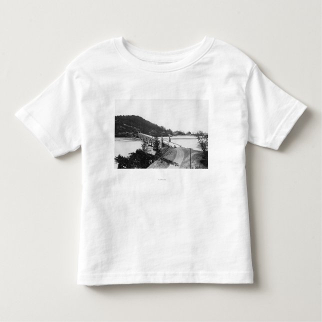 Gold Beach, Oregon Bridge over Rogue River Toddler T-Shirt (Front)