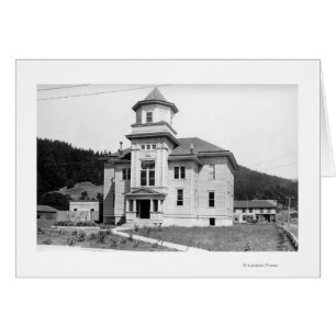 Gold Beach, Oregon View of Court House Photograp